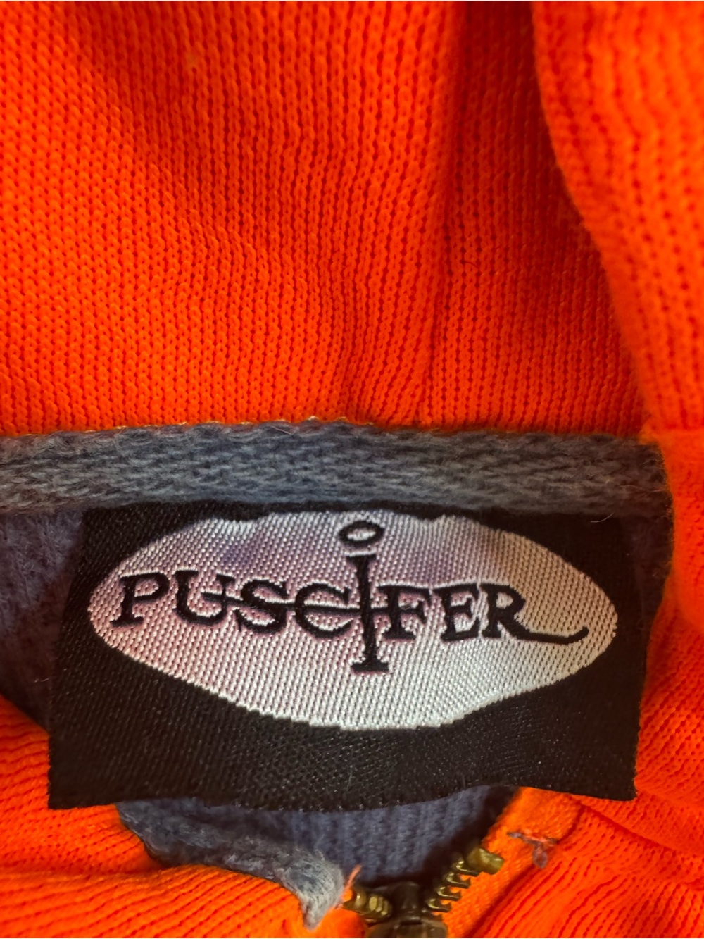 Vintage Puscifer Orange Zip Hoodie PLUS GIFT - Picture 5 of 9